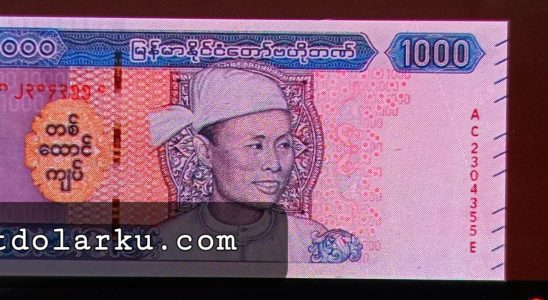 Jual Uang Myanmar Kyat di Jakarta